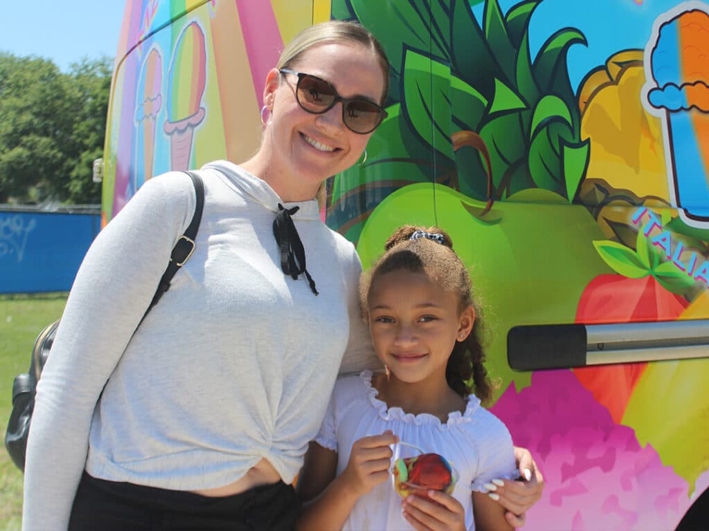 Mz Sno Biz shaved ice is fun for the entire family