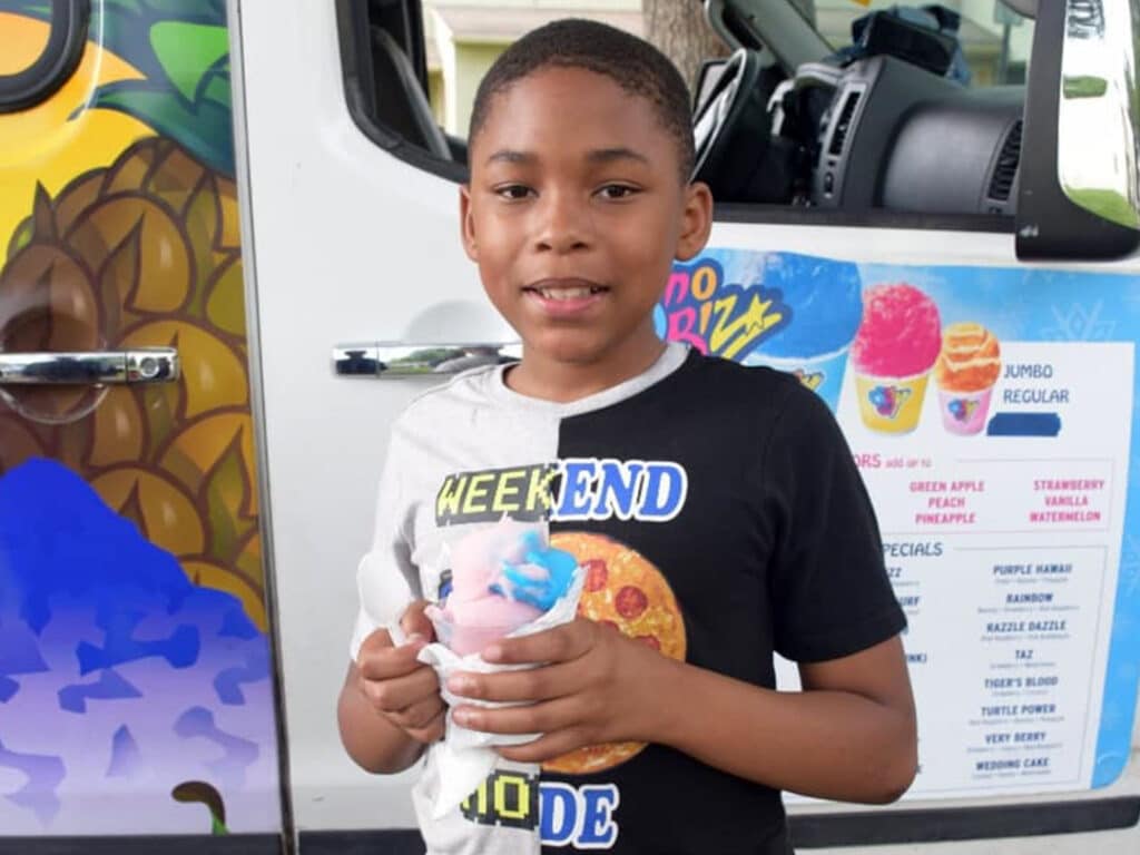 italian ice and shaved ice birthday parties