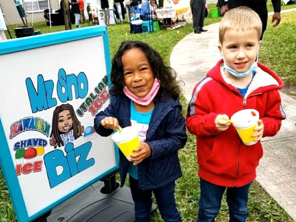 Best italian-ice shaved-ice festival dessert near in St Pete Florida Delicious flavors like cherry and blueberry